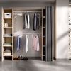 Vestidor Con Cortina Suite 180-110 Cm Natural