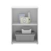 Armario Bajo Fit 2 Puertas 2 Estantes Blanco 83,8x60,9x35 Cm