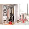 Dekit - Vestidor Doble Montaje Lineal O Rincon - 187 X 98 X 41 Cm - Blanco