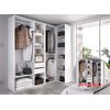 Suit - Conjunto Armario-vestidor Rincon Con Dos Cajones - 205x1825x79,5 - Blanco/natural