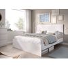 Lago A1 - Cama 135/140x190 - 100x145,4x195 - Blanco