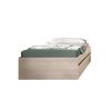 Aro De Cama Lago Con 2 Cajones Natural 40x96x195 Cm