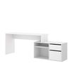 Mesa De Escritorio En Forma De L - Rox - 75x139x92 - Blanco