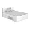 Base De Cama Leandre 2 Cajones 218.5x149.6x95 Cm Color Blanco Vente-unique