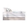 Pema - Cama Compacta  - 70x200x98 - Blanco/alistonado