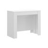 Mesa Extensible Comedor Cocina - Kiona - 77x54-239x90 - Blanco Brillo