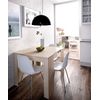 Mesa Extensible Comedor Cocina - Kiona - 77x54-239x90 - Natural