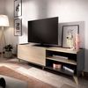 Mueble Bajo Tv - Ness - 47x155x43 - Grafito / Natural