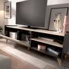 Mueble Bajo Tv - Ness - 47x155x43 - Grafito / Natural