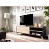 Mueble Bajo Tv - Ness - 47x155x43 - Grafito / Natural