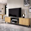 Mueble Bajo De Tv Astral Grafito/nordic 45,2x160,8x35 Cm