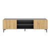 Mueble Bajo De Tv Astral Grafito/nordic 45,2x160,8x35 Cm