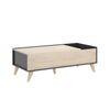 Mesa De Centro Elevable - Ness - 41x99x60 - Gris / Natural