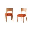 Valentia Home Funda Silla Asiento París Pack 2 Naranja