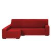 Funda Chaise Longue Modelo Túnez:color - Rojo, Posición Chaise Longe - Brazo Izquierdo Largo