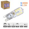 Bombilla Led G9 2.5w Blanco 4000k Natural Blister 5 Uds