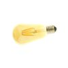 Bombilla Led St64 Filamento 6w E27 Blanca 2700k Dorada