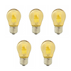 Pack X5 Bombilla Filamento Led 4w G45 Cristal Dorado Rosca E27 Blanco Neutro 4200k