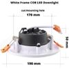 Downlight Led "oasis" Redondo Empotrar 7w 4200k Marco Blanco