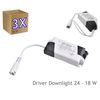 Pack X3 Driver Para Foco Downlight Led 15w-18w Dc