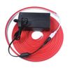 Kit Neon Led Flexible 5m Rojo Decorativo 12vdc 6 * 12mm Rojo Incluye Transformador Y 1m Cable