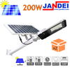 Pack X2 Farola Led 200w Solar Exterior Ip65 Panel Orientable 25w 200 Leds 3000 Lúmenes 6000k Blanco Frío Batería Ion-litio