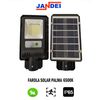 Farola Solar Palma Compacta 120 Leds 6500k Con Sensor De Movimiento Placa Solar Integrada Batería Litio 2000mah