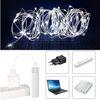 Guirnalda Luces Usb Recargable 20m 200leds Frio Con Mando 1800ma Bateria