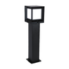 Foco Farol Poste Solar Exterior Impermeable. Altura 60cm. Temperatura De Luz Seleccionable Cct 3000k+6000k