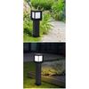 Foco Farol Poste Solar Exterior Impermeable. Altura 60cm. Temperatura De Luz Seleccionable Cct 3000k+6000k