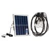 Guirnalda Solar Exterior 20 Bombillas E27 20 Metros Con Mando Y Panel Solar 35*23cm Separado