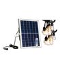 Guirnalda Solar Exterior 20 Bombillas E27 20 Metros Con Mando Y Panel Solar 35*23cm Separado