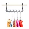 850826 Pack 10 Perchas Magic Hanger Organizador Para Ropa Ahorrador De Espacio