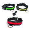 Fubuca Collar Luz Led Ajustable Para Perros Con Carga Solar Y Usb 3 Tamaños | Rojo - M