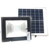 011100 Faro 100w Frío Led Energía Solar Con Crepúsculo Y Mando A Distancia 6500k