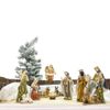 277948 Pesebre Navideño Con 7 Personajes De Resina - Decoración Navideña