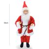 144200 Papá Noel Vestido Rojo Decoración Navideña 50h Cm Con Mini Luces