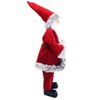 144199 Papá Noel Vestido Rojo Y Gris Decoración Navideña 50h Con Mini Luces