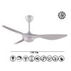 Ventilador De Techo Ø132 Cm Con Led Y Wifi Reversible Hypersilence