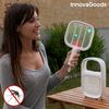 Lámpara Antimosquitos Y Raqueta Matainsectos Innovagoods Recargable 2en1 Swateck