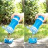 Botella Con Depósito De Agua Y Comida Para Mascotas 2 En 1 Pettap Innovagoods