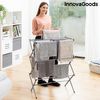 Tendedero Metálico Plegable Y Extensible Con 3 Alturas Cloxy Innovagoods (11 Barras) Home Houseware