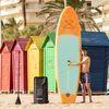 Tabla De Paddle Surf Hinchable 2 En 1 Con Asiento Y Accesorios Innovagoods Nailon 320 X 82,5 X 15 Cm, 320 X 82,5 X 15 Cm Negro