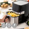 Freidora De Aire Innovagoods Fryinn Pro 5500 Negro 1700 W 5,5 L Acero Inoxidable