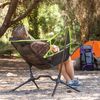 Silla Plegable Para Camping Nailon 100 X 104 X 95,5 Cm - Innovagoods. Negro