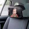 Espejo Retrovisor De Bebe Mirraby Innovagoods Para Asiento Trasero Negro 19x30x7 Cm