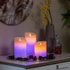 Velas Led Multicolor Efecto Llama Con Mando Lendles Innovagoods 3 Unidades