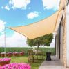 Toldo Vela De Sombra Rectangular Nailon 300 X 400 X 0,3 Cm - Innovagoods. Beige