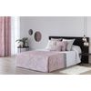 Edredón Conforter Jacquard Palma Rosa Para Cama De 90 Cm