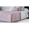 Edredón Conforter Jacquard Palma Rosa Para Cama De 90 Cm